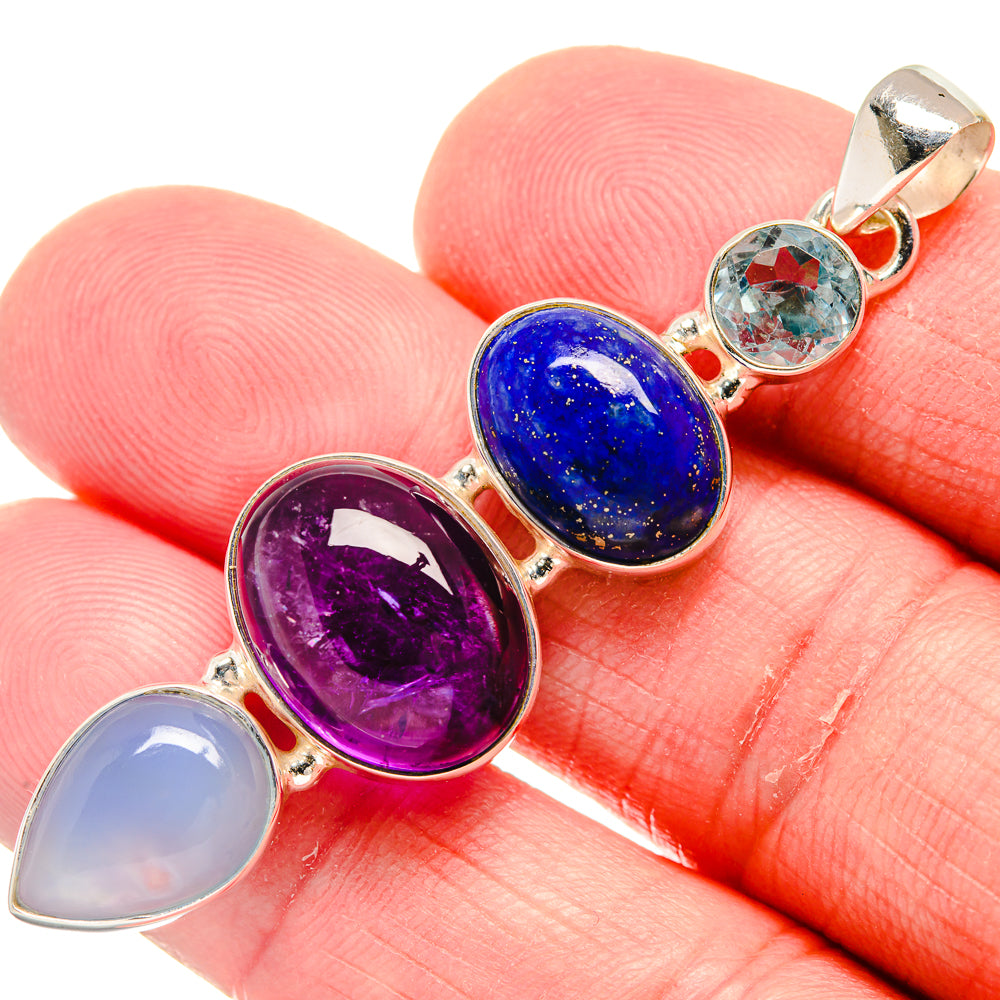 Amethyst Pendants handcrafted by Anasilvercos - PD20539