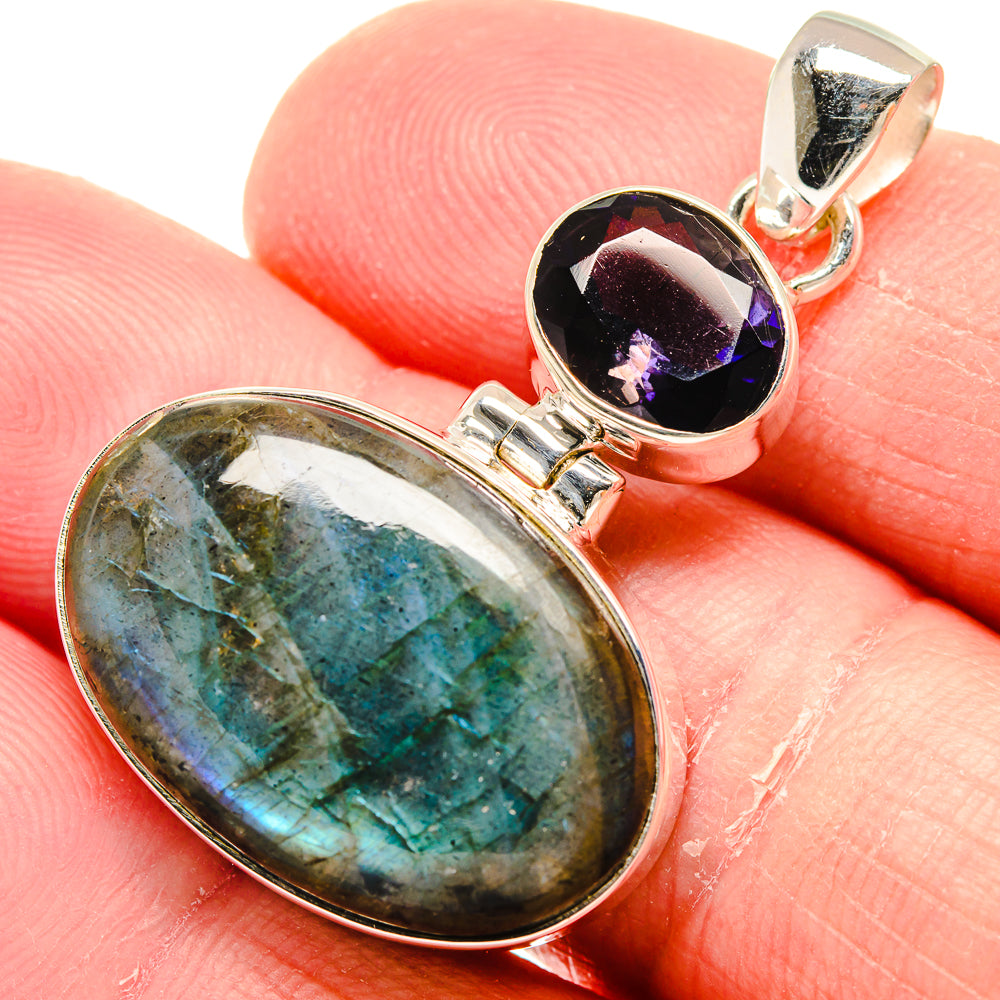 Amethyst Pendants handcrafted by Anasilvercos - PD20561