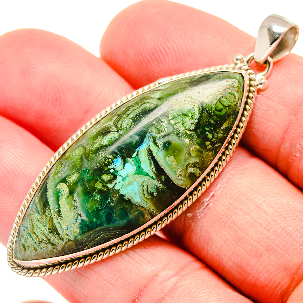 Rainforest Opal Pendants handcrafted by Anasilvercos - PD20570