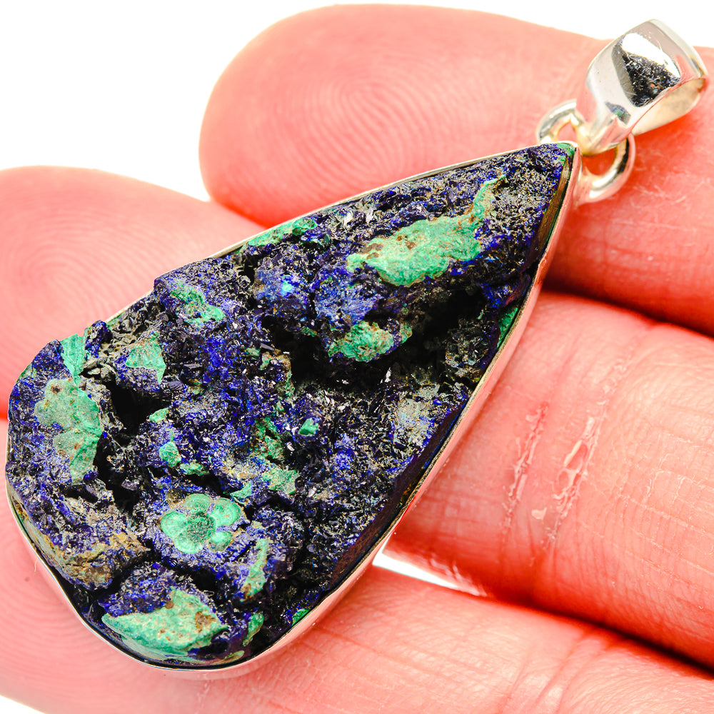 Azurite Pendants handcrafted by Anasilvercos - PD20581