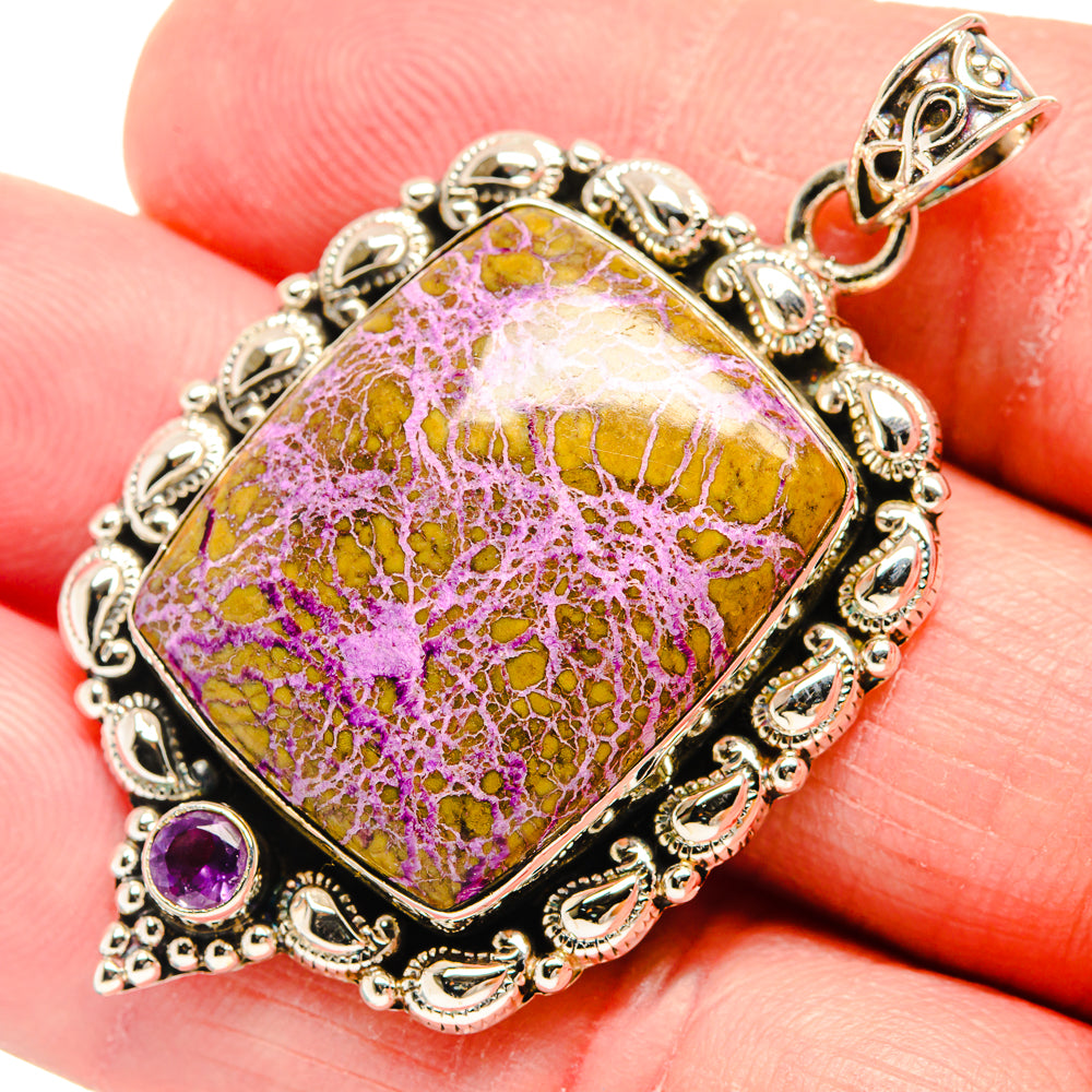 Stichtite Pendants handcrafted by Anasilvercos - PD20584