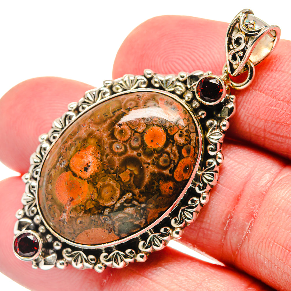 Poppy Jasper Pendants handcrafted by Anasilvercos - PD20651