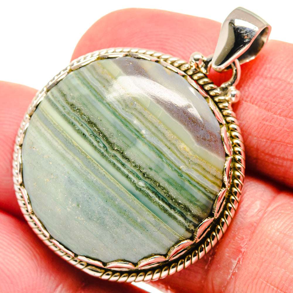 Ocean Jasper Pendants handcrafted by Anasilvercos - PD20658