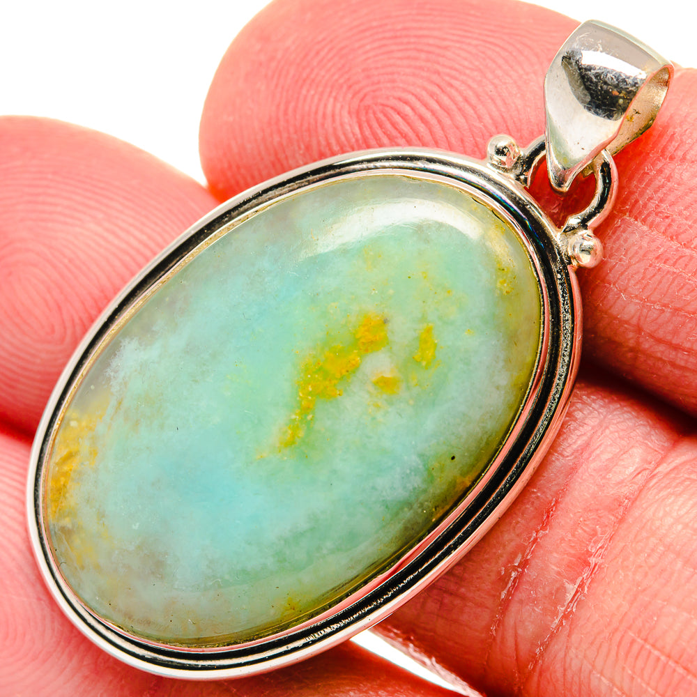 Peruvian Opal Pendants handcrafted by Anasilvercos - PD20667