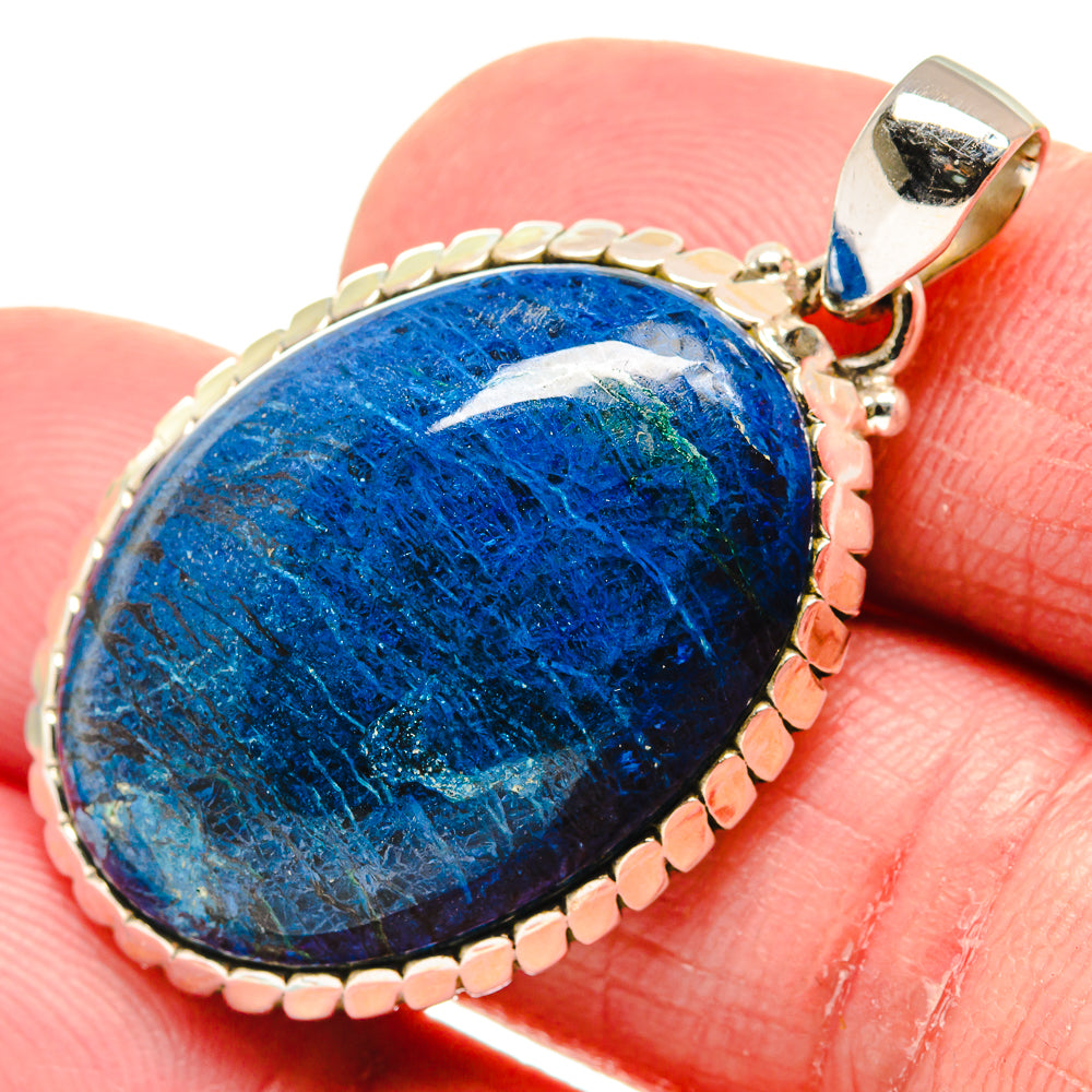 Azurite Pendants handcrafted by Anasilvercos - PD20675