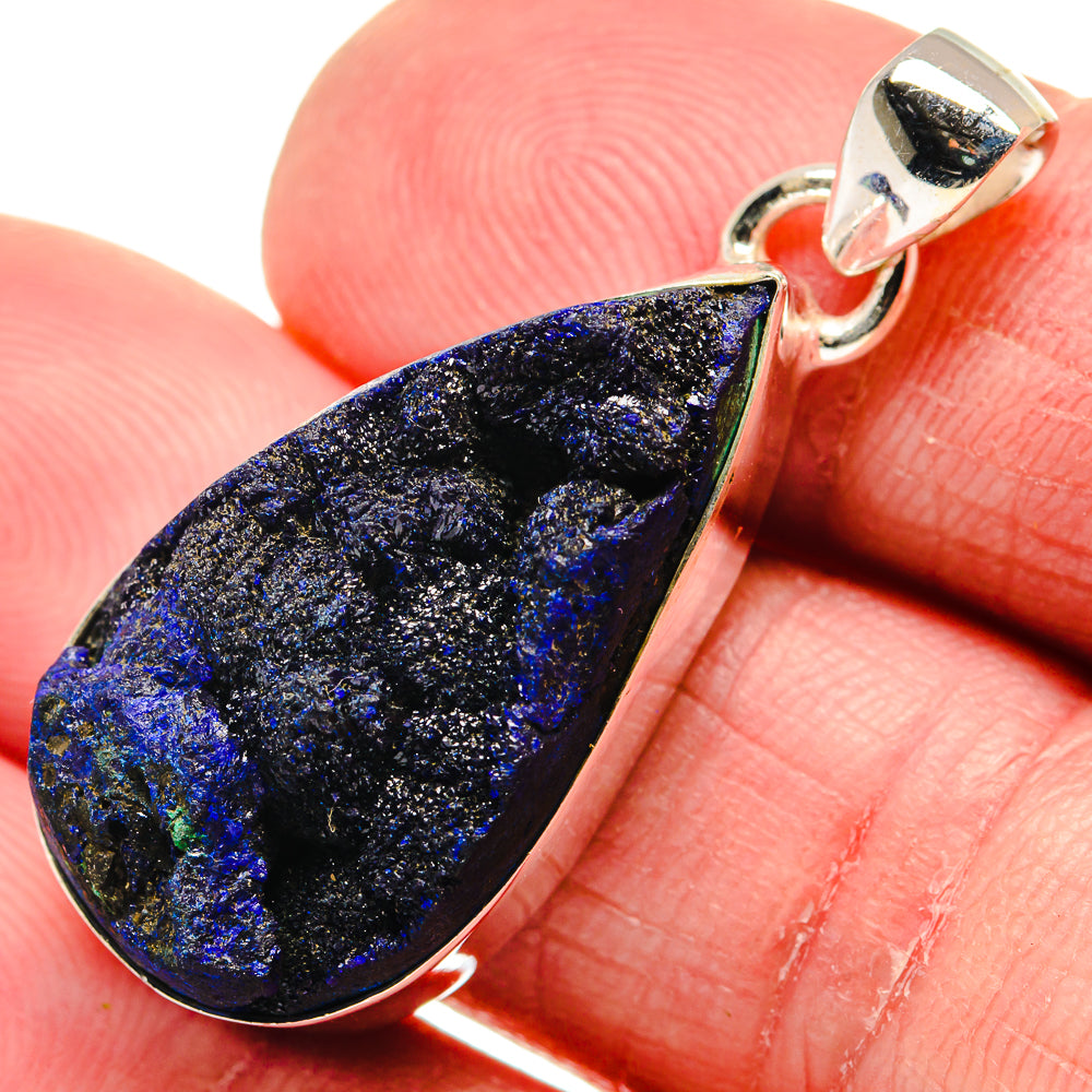 Azurite Pendants handcrafted by Anasilvercos - PD20683