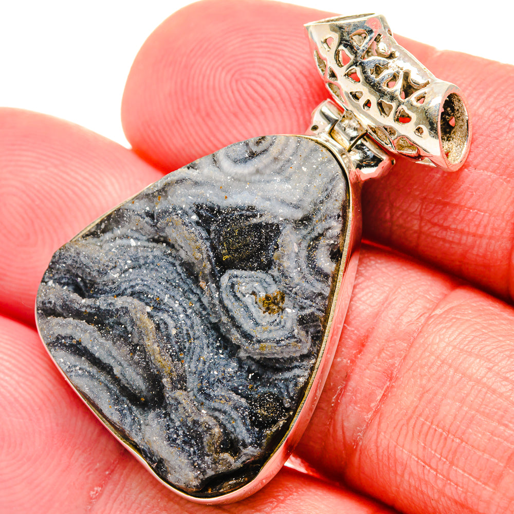Desert Druzy Pendants handcrafted by Anasilvercos - PD20731