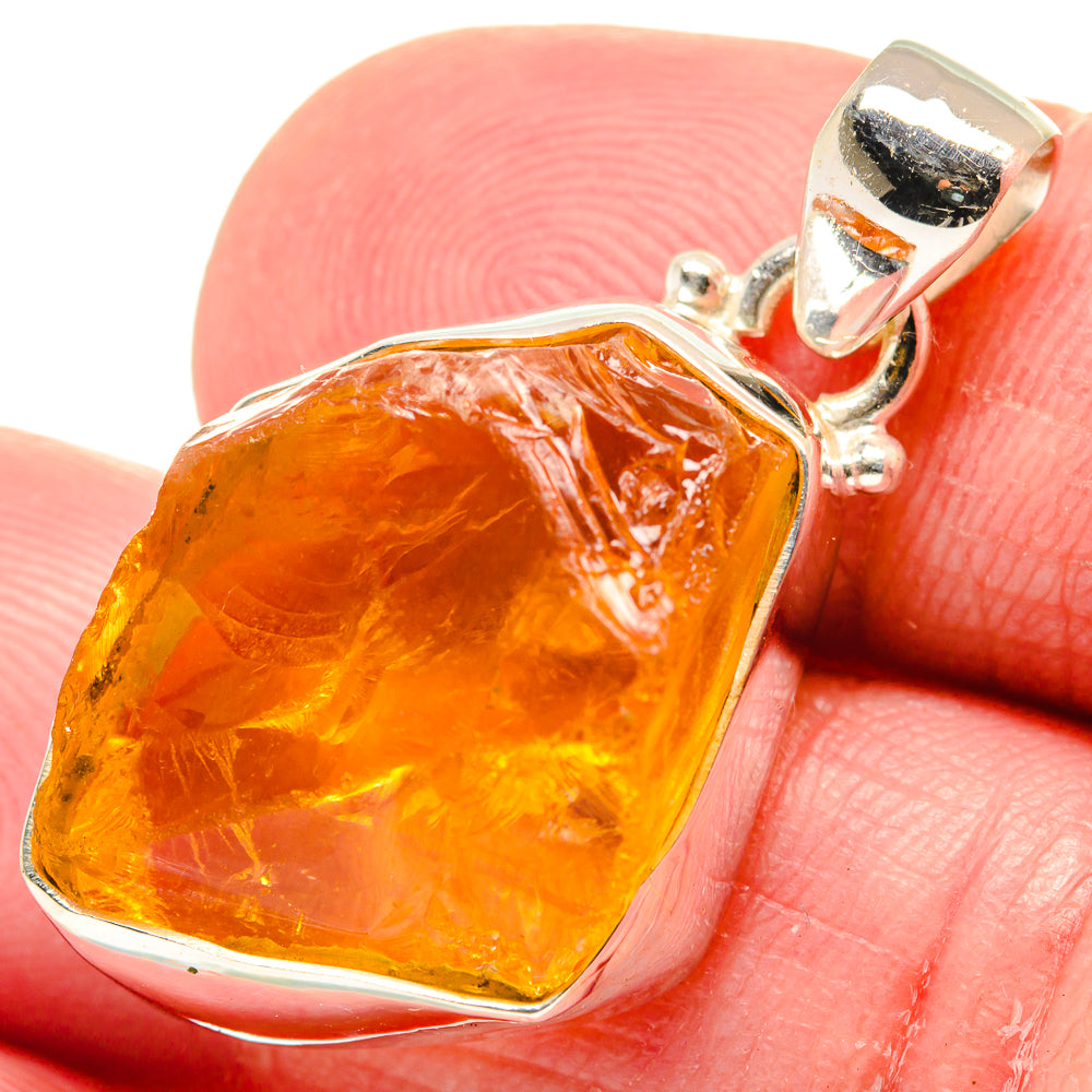 Citrine Pendants handcrafted by Anasilvercos - PD20756