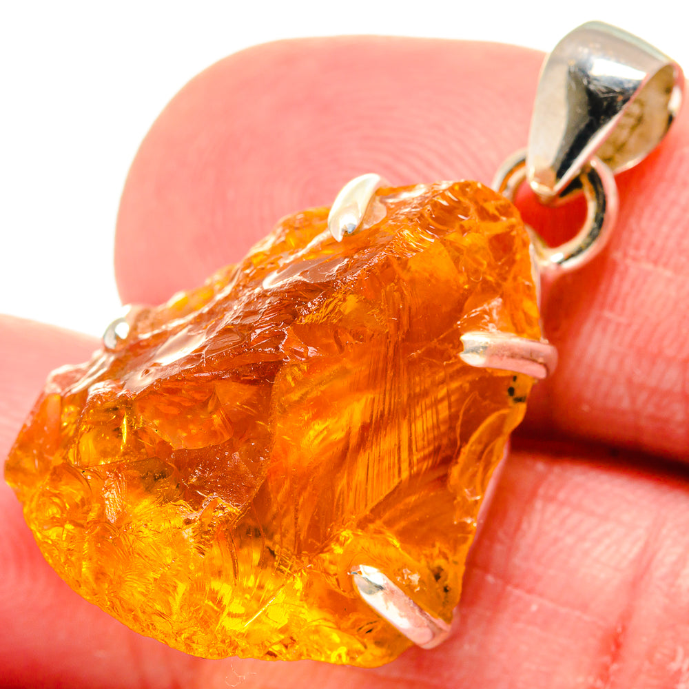 Citrine Pendants handcrafted by Anasilvercos - PD20757
