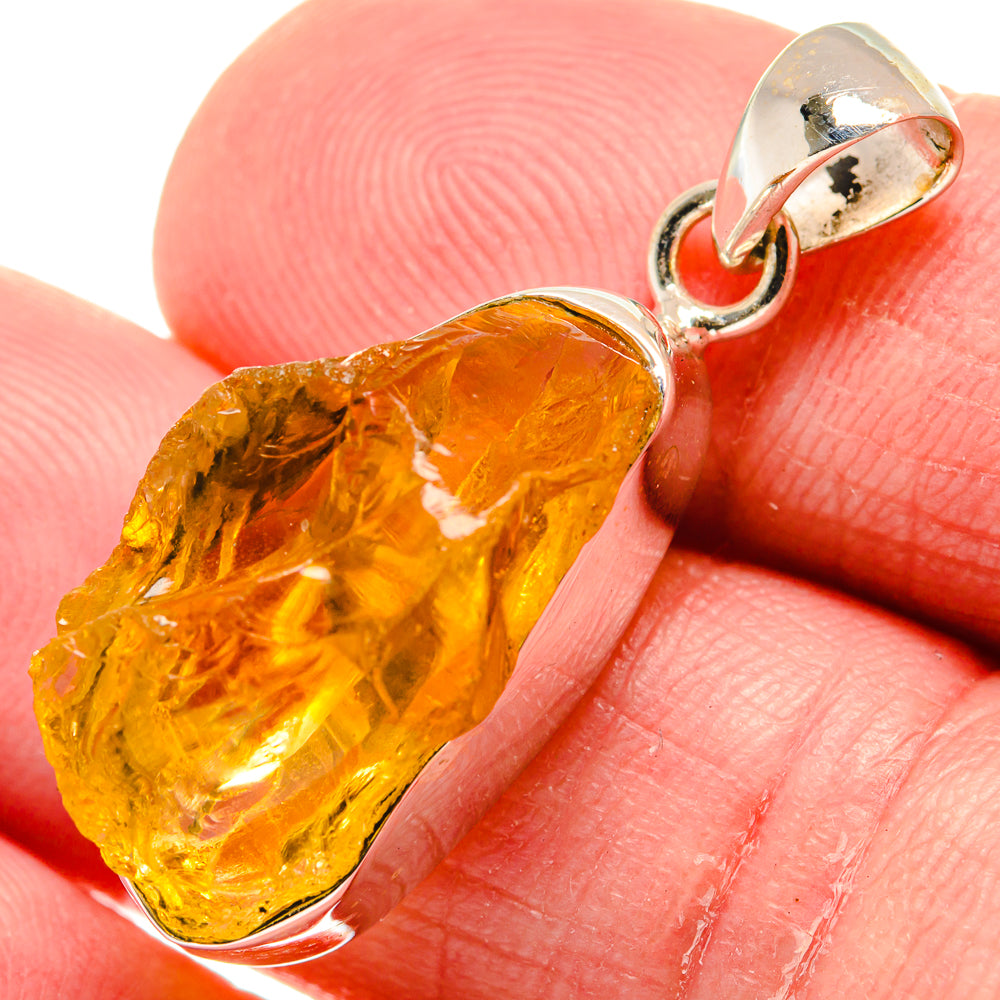 Citrine Pendants handcrafted by Anasilvercos - PD20758
