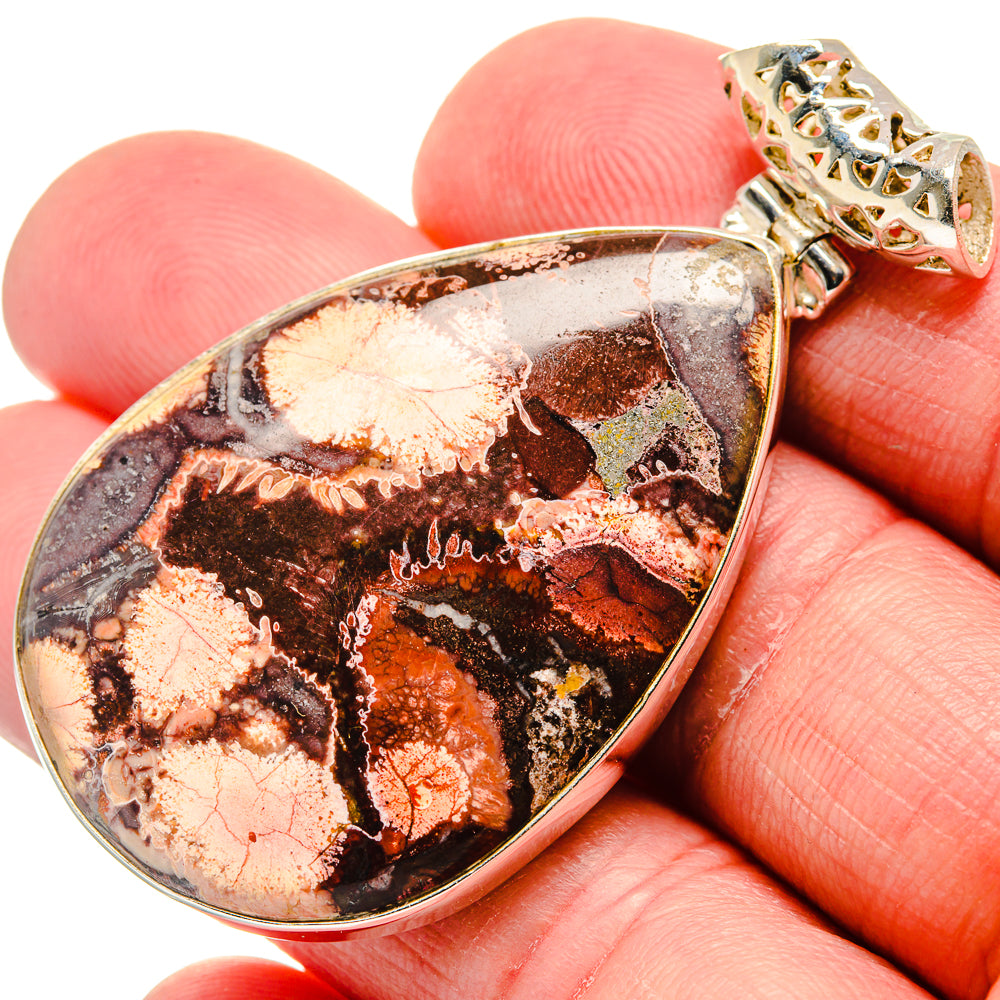 Poppy Jasper Pendants handcrafted by Anasilvercos - PD20768