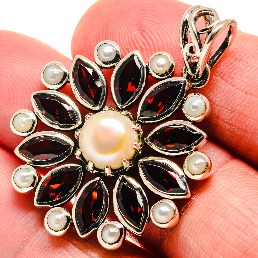 Garnet Pendants handcrafted by Anasilvercos - PD20772