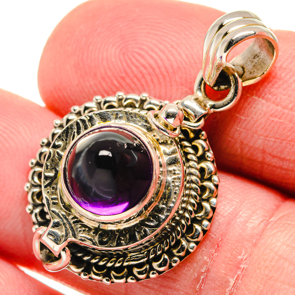 Amethyst Pendants handcrafted by Anasilvercos - PD20792