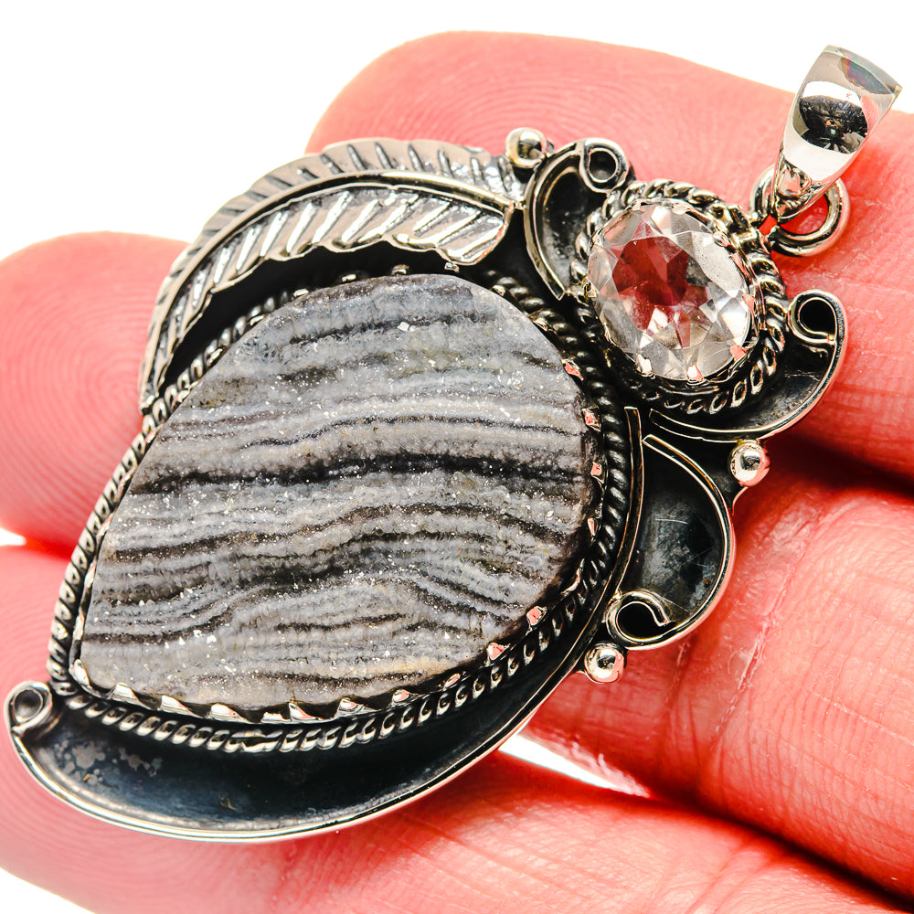 Desert Druzy Pendants handcrafted by Anasilvercos - PD20822
