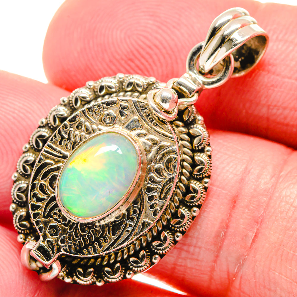 Ethiopian Opal Pendants handcrafted by Anasilvercos - PD20878