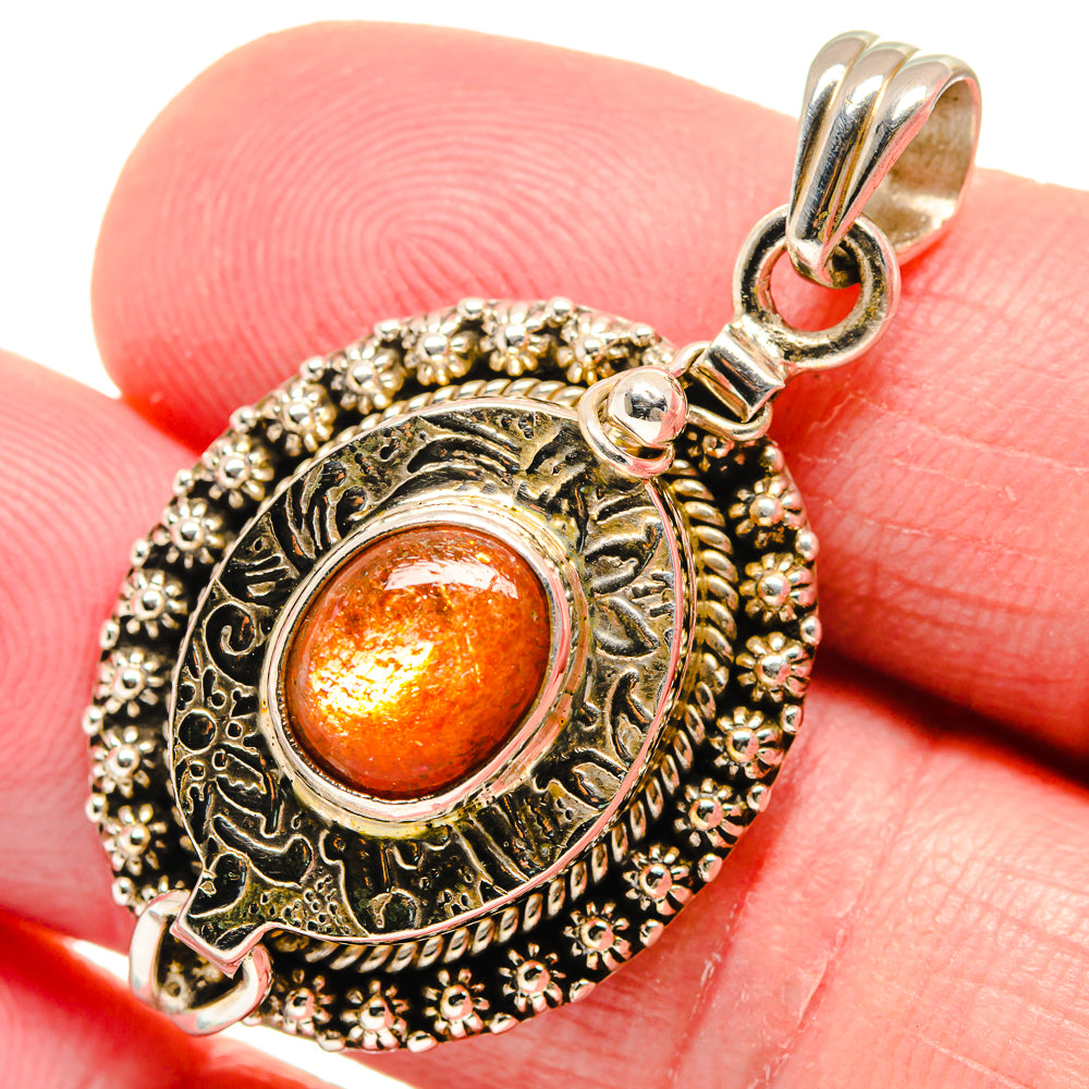 Sunstone Pendants handcrafted by Anasilvercos - PD20881