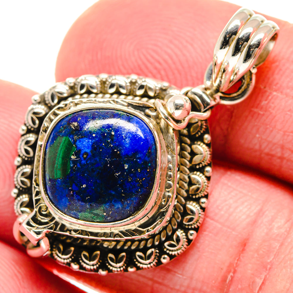 Azurite Pendants handcrafted by Anasilvercos - PD20884