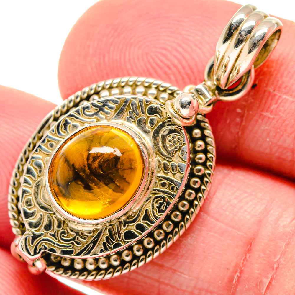 Citrine Pendants handcrafted by Anasilvercos - PD20892