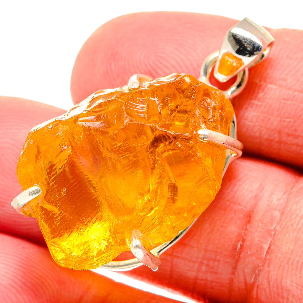 Citrine Pendants handcrafted by Anasilvercos - PD20923