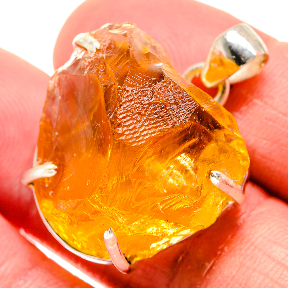 Citrine Pendants handcrafted by Anasilvercos - PD20926
