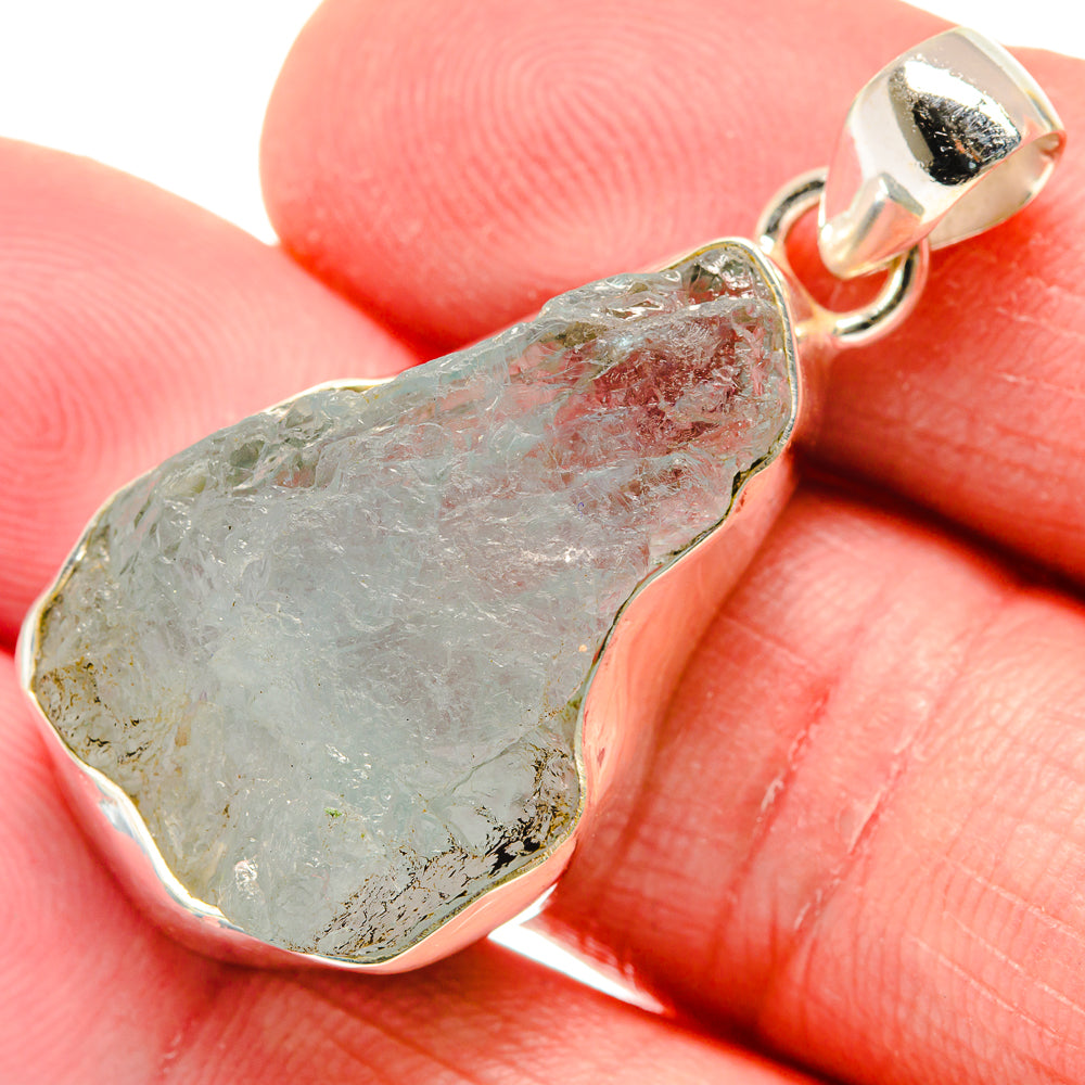 Aquamarine Pendants handcrafted by Anasilvercos - PD20936