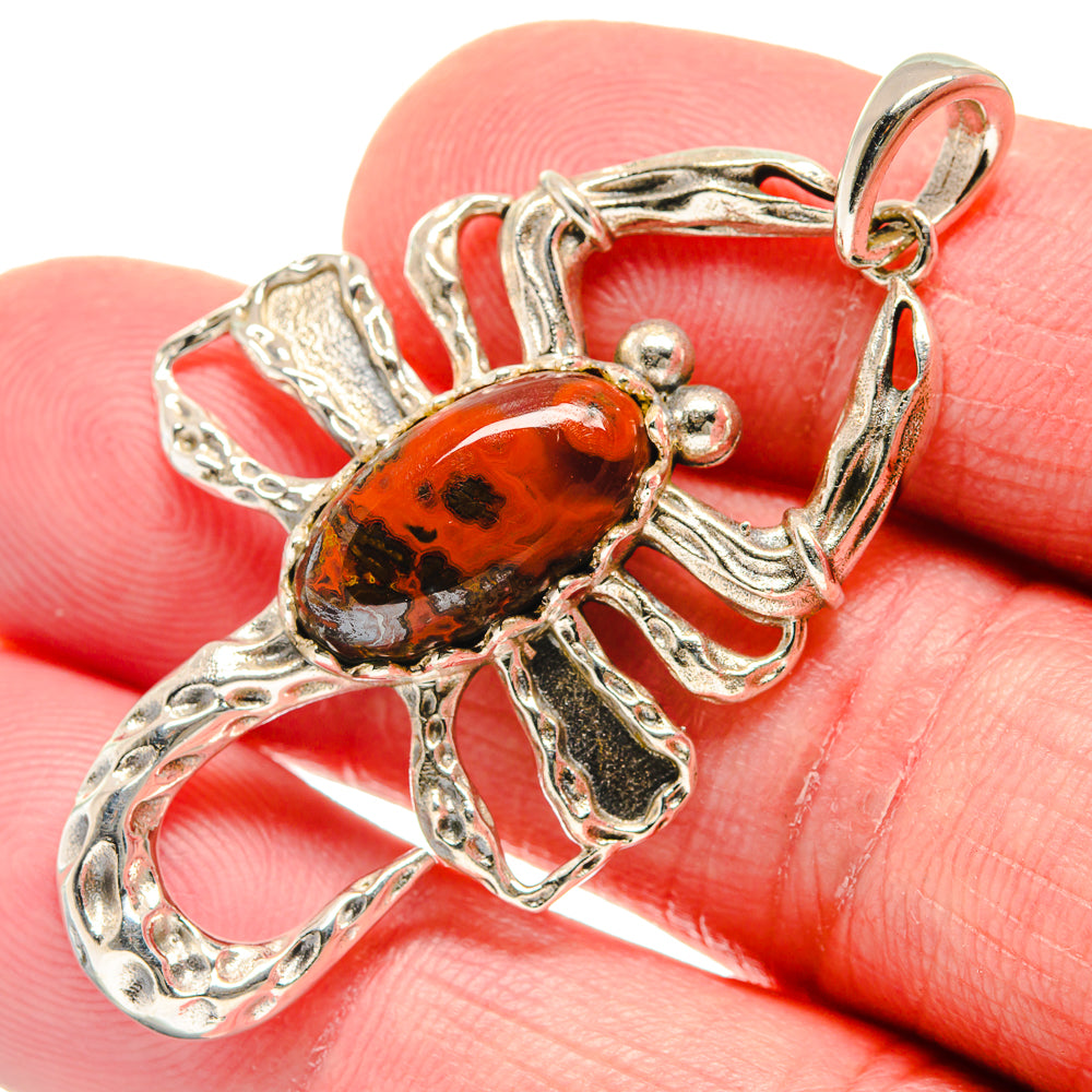 Moroccan Agate Pendants handcrafted by Anasilvercos - PD20954