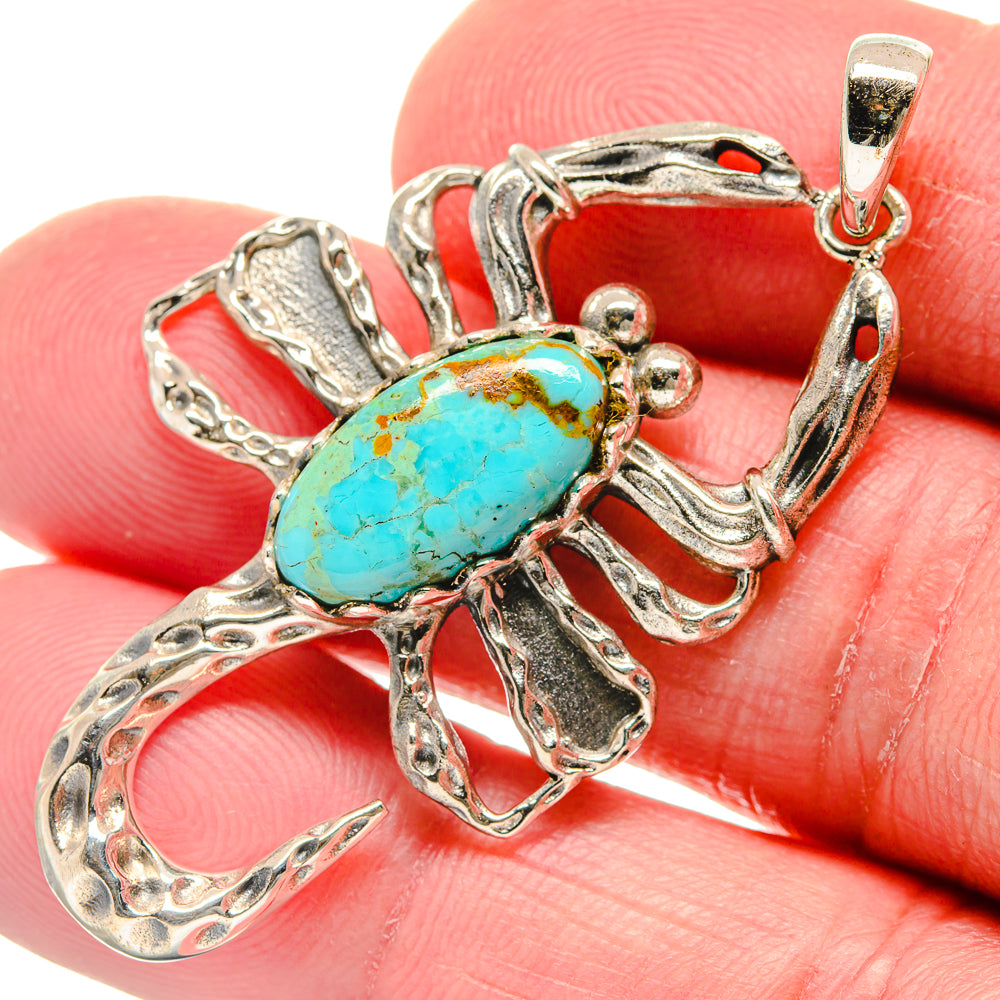 Turquoise Pendants handcrafted by Anasilvercos - PD20955
