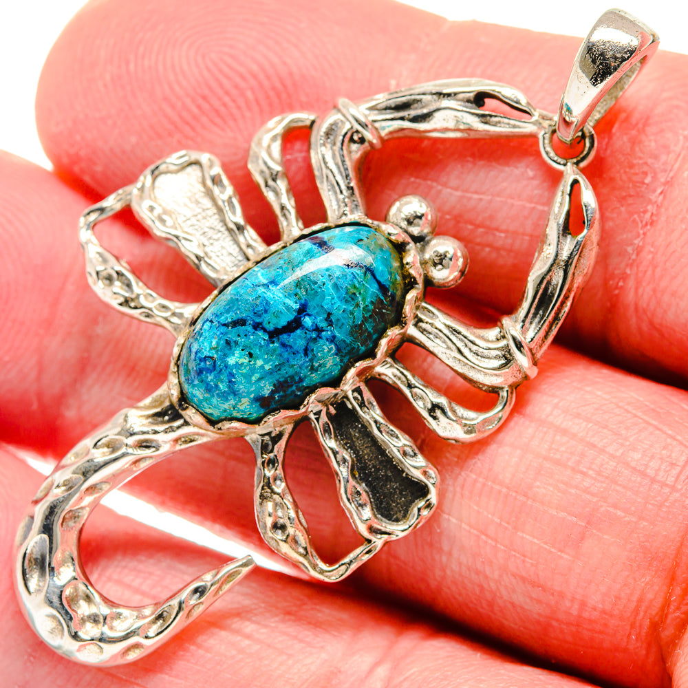 Shattuckite Pendants handcrafted by Anasilvercos - PD20956
