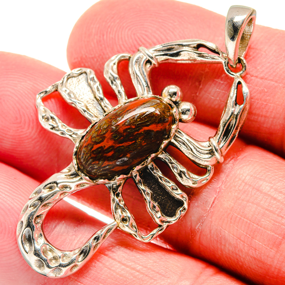 Moroccan Agate Pendants handcrafted by Anasilvercos - PD20958