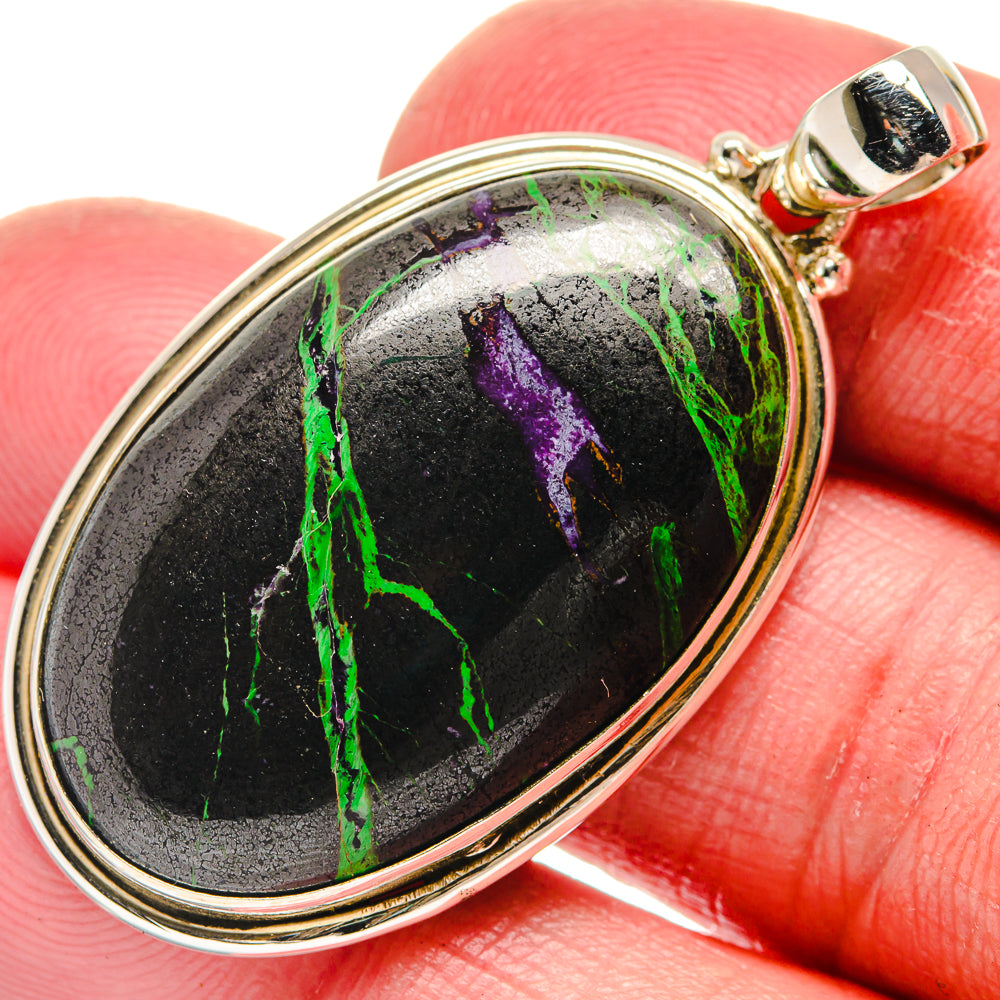 Ruby Zoisite Pendants handcrafted by Anasilvercos - PD20972