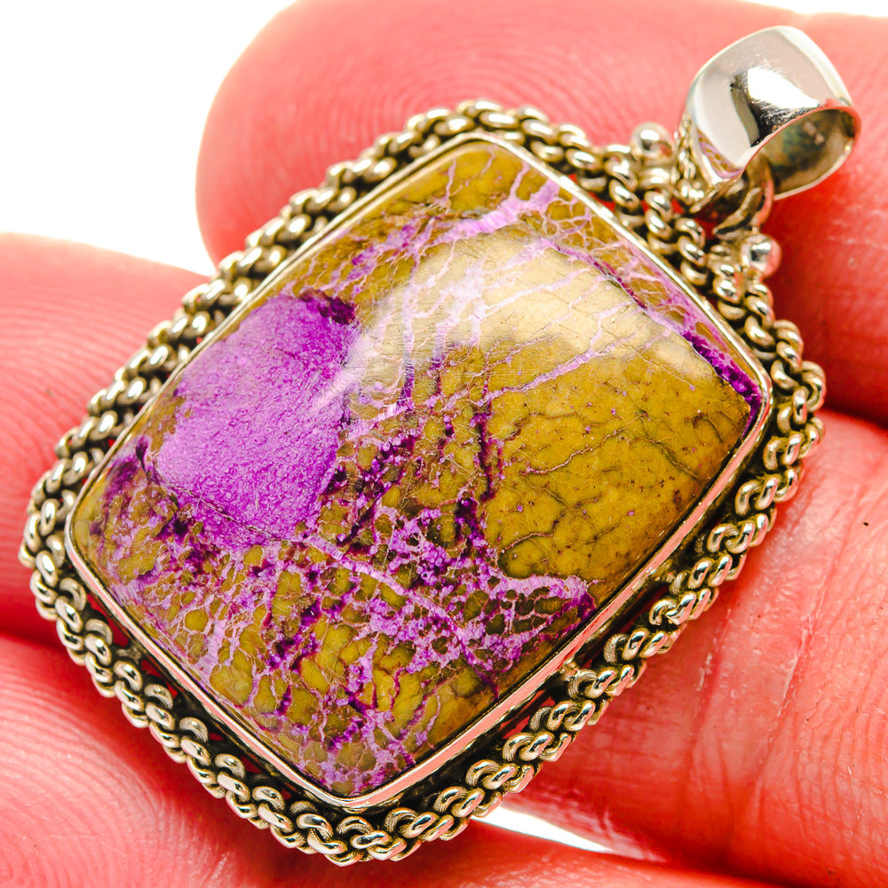 Stichtite Pendants handcrafted by Anasilvercos - PD20976