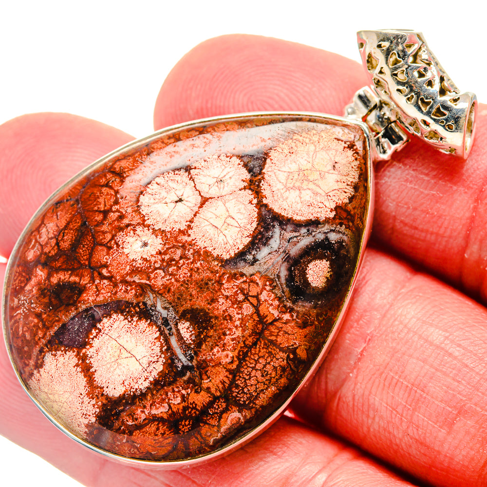 Poppy Jasper Pendants handcrafted by Anasilvercos - PD20988