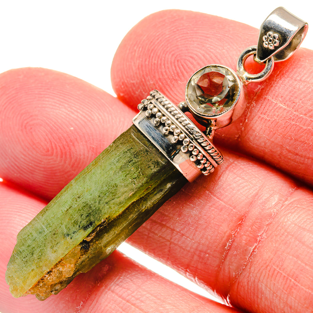Peridot Pendants handcrafted by Anasilvercos - PD20997