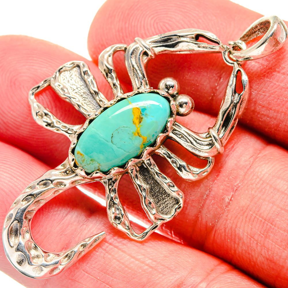 Turquoise Pendants handcrafted by Anasilvercos - PD21011