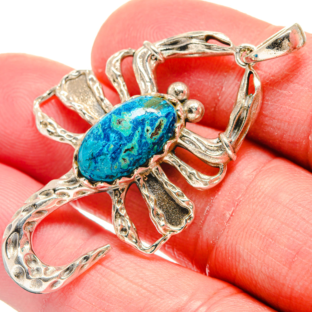 Shattuckite Pendants handcrafted by Anasilvercos - PD21012