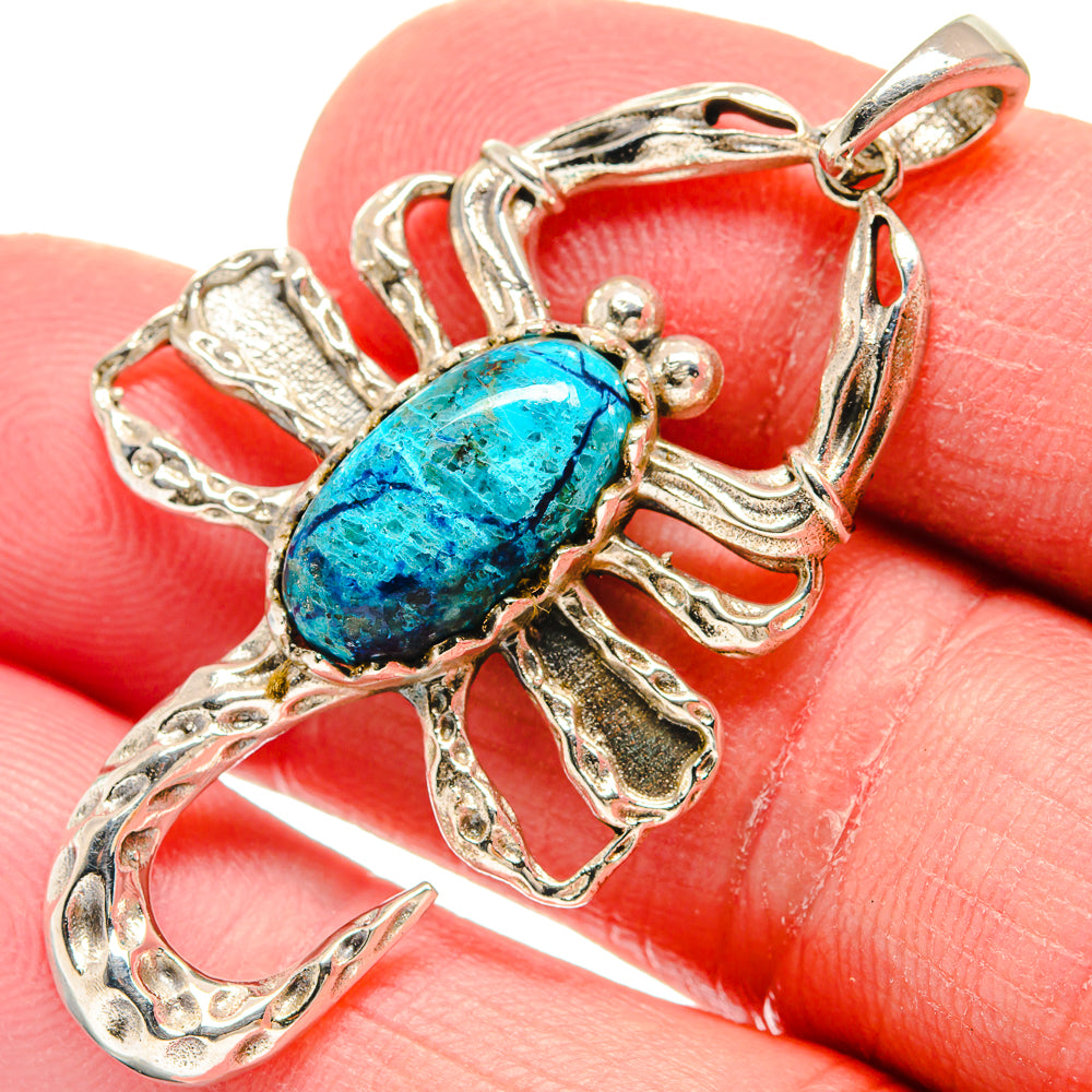 Shattuckite Pendants handcrafted by Anasilvercos - PD21014