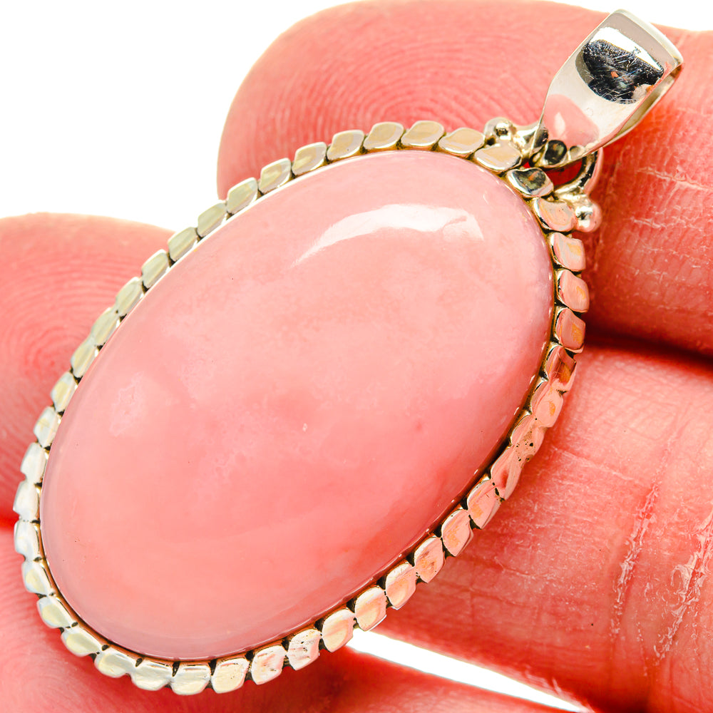 Pink Opal Pendants handcrafted by Anasilvercos - PD21026