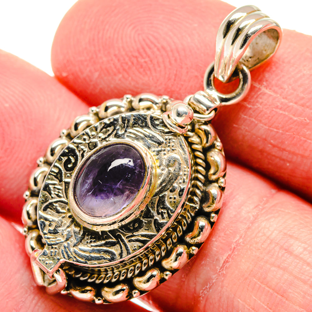 Amethyst Pendants handcrafted by Anasilvercos - PD21094