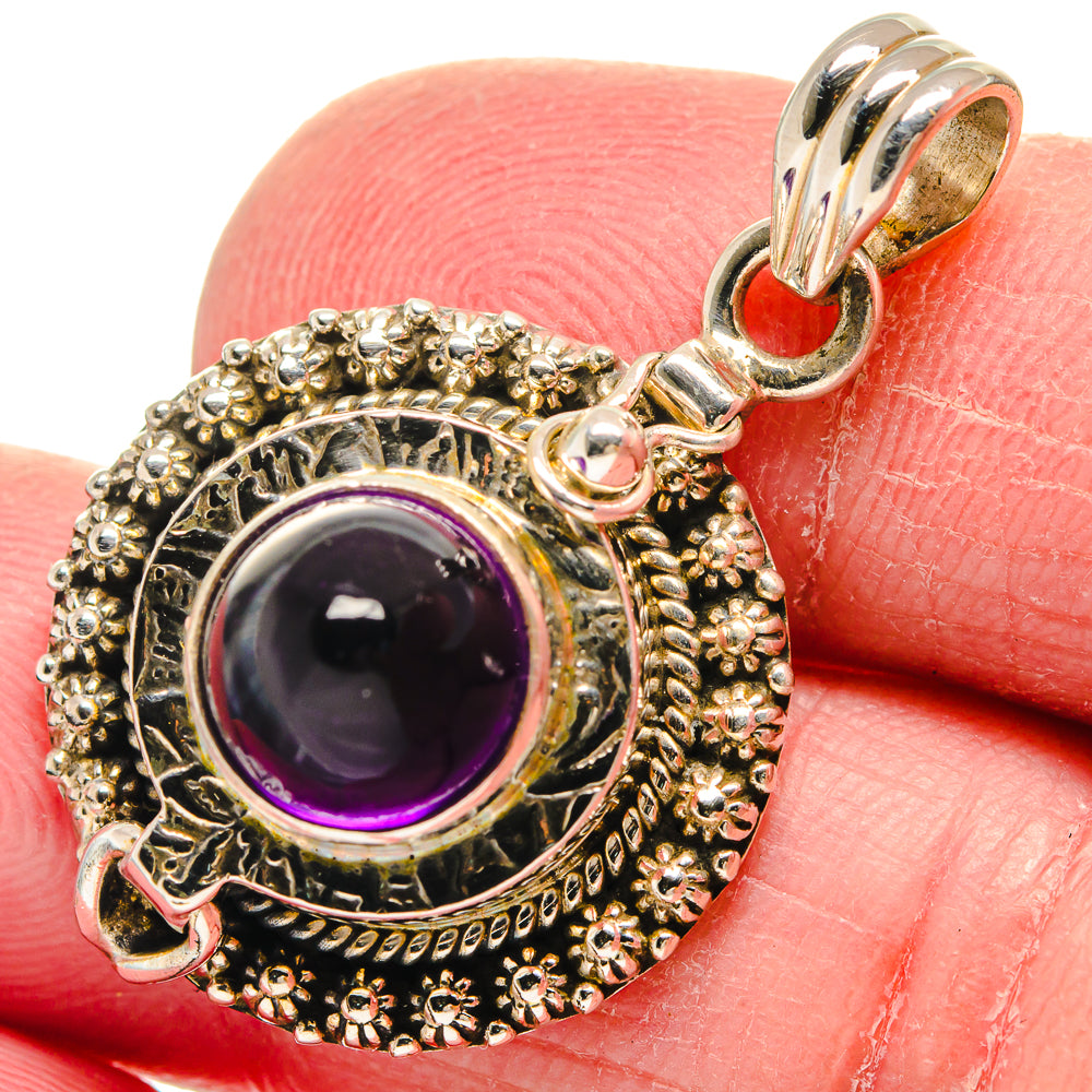Amethyst Pendants handcrafted by Anasilvercos - PD21097