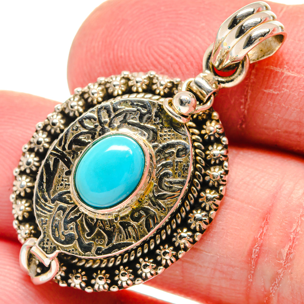 Larimar Pendants handcrafted by Anasilvercos - PD21102