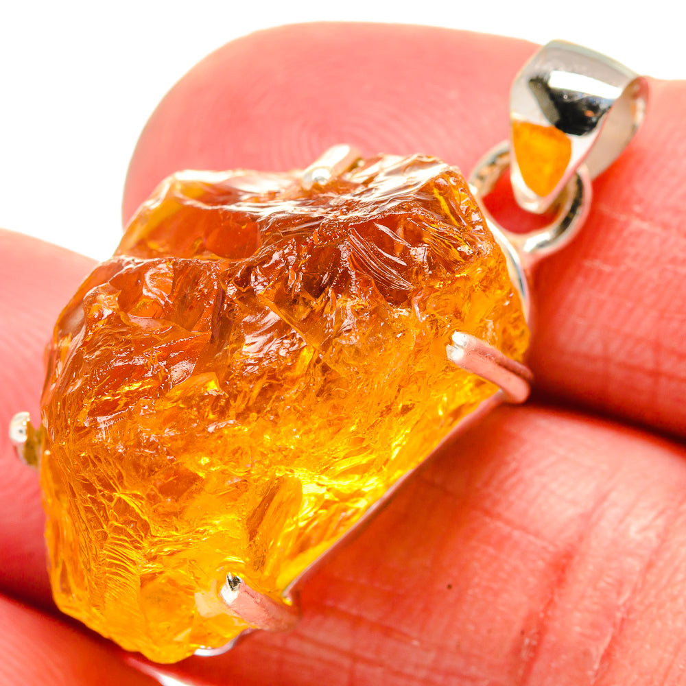 Citrine Pendants handcrafted by Anasilvercos - PD21116