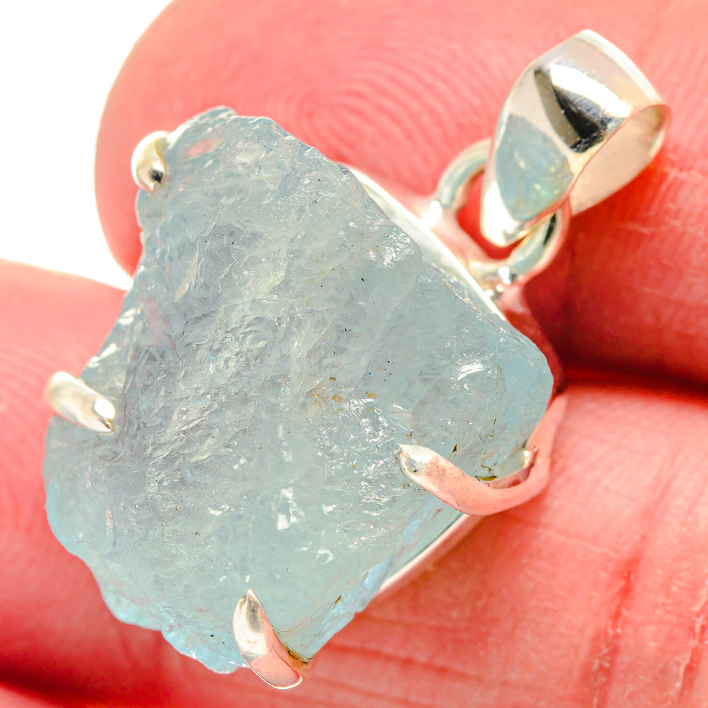Aquamarine Pendants handcrafted by Anasilvercos - PD21121