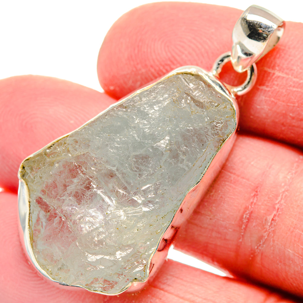 Aquamarine Pendants handcrafted by Anasilvercos - PD21127
