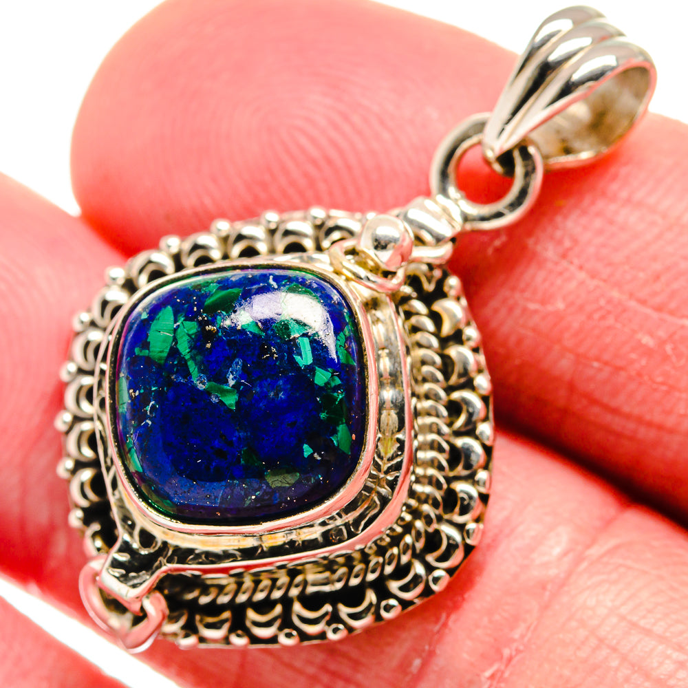 Azurite Pendants handcrafted by Anasilvercos - PD21156