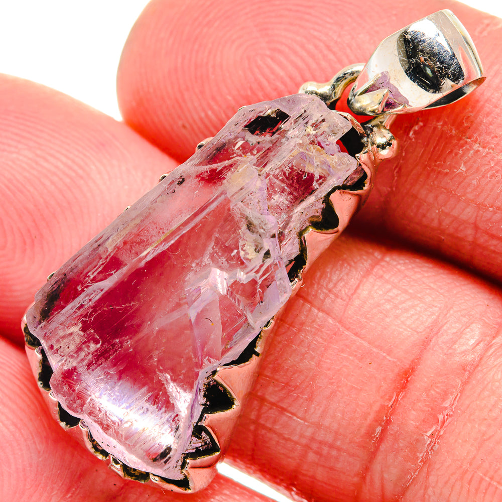 Kunzite Pendants handcrafted by Anasilvercos - PD21181