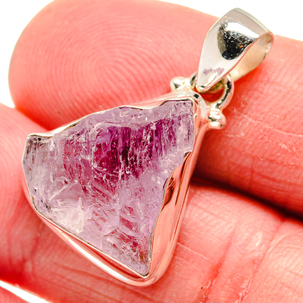 Kunzite Pendants handcrafted by Anasilvercos - PD21182
