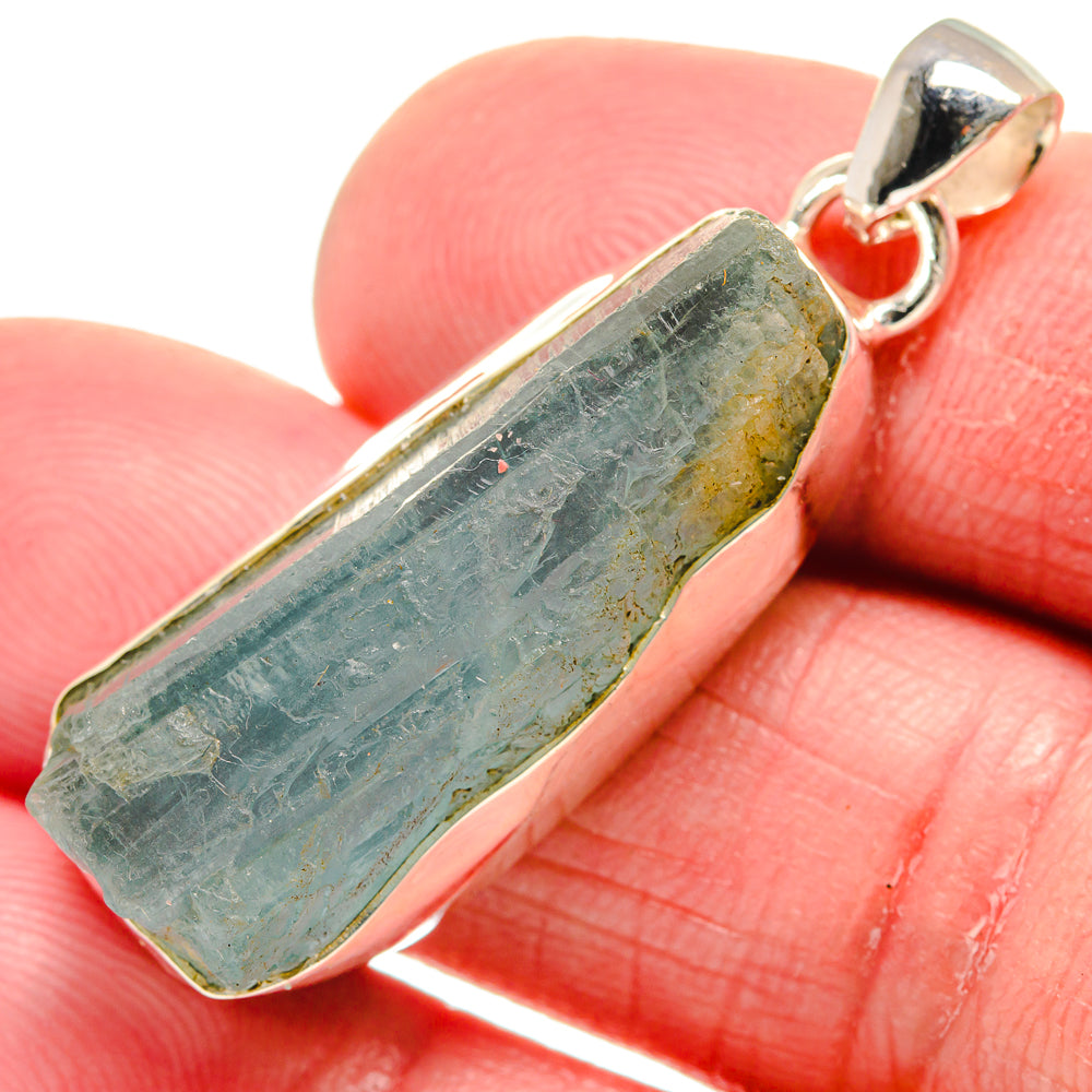 Aquamarine Pendants handcrafted by Anasilvercos - PD21186