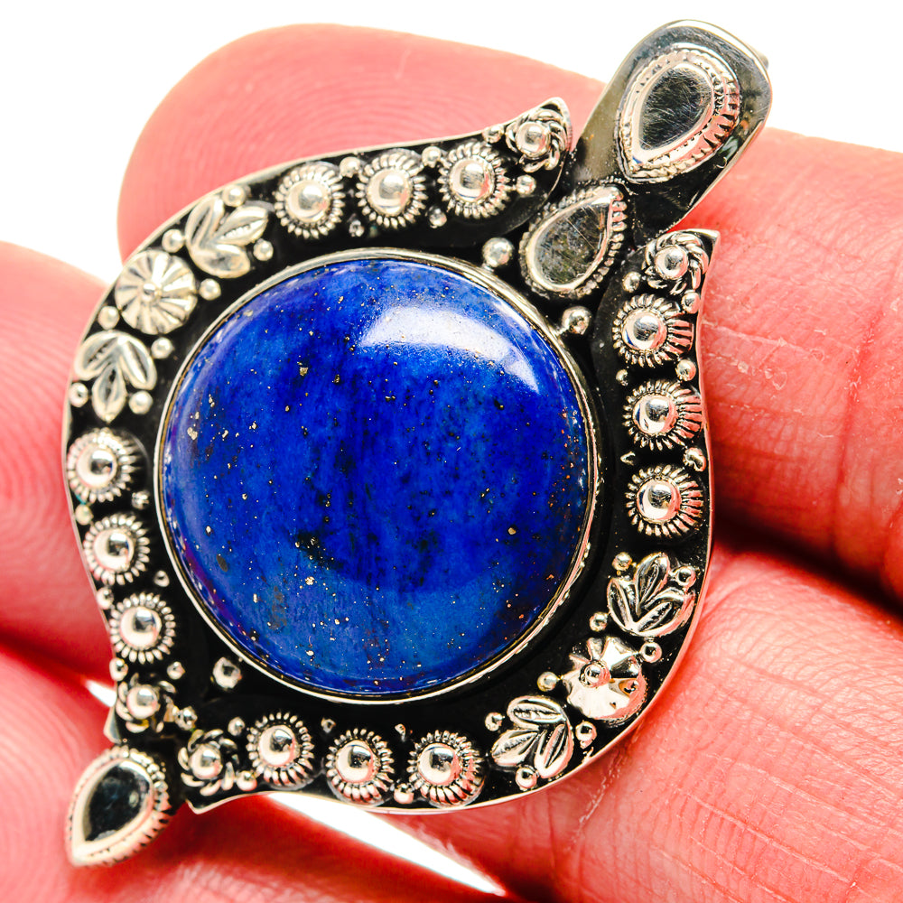 Lapis Lazuli Pendants handcrafted by Anasilvercos - PD21191