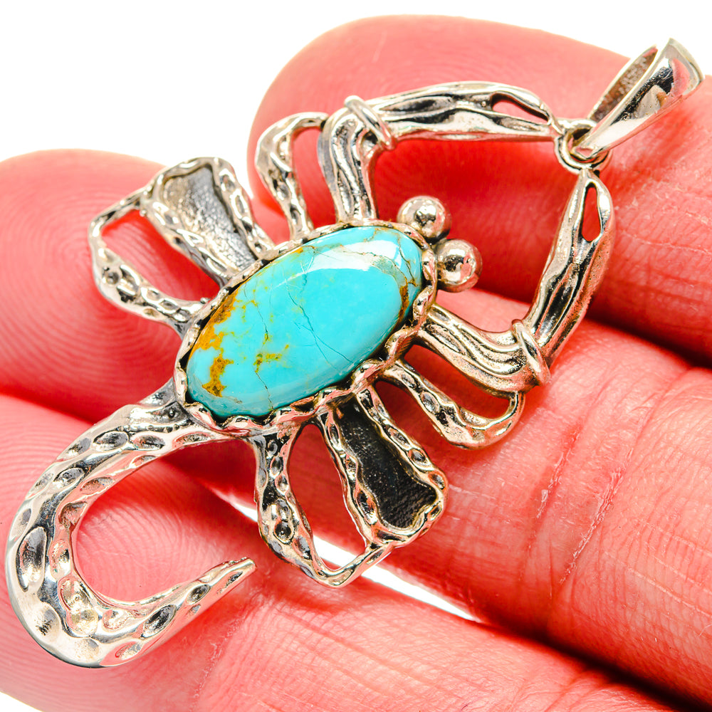 Turquoise Pendants handcrafted by Anasilvercos - PD21194