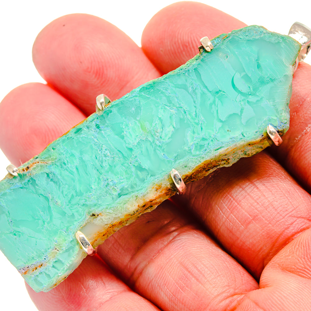 Chrysoprase Pendants handcrafted by Anasilvercos - PD21252